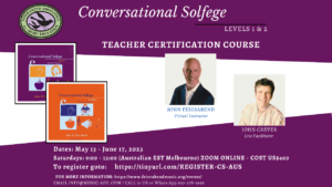 FAME Conversational Solfege 1 & 2 Certification Course - ONLINE @ Virtual