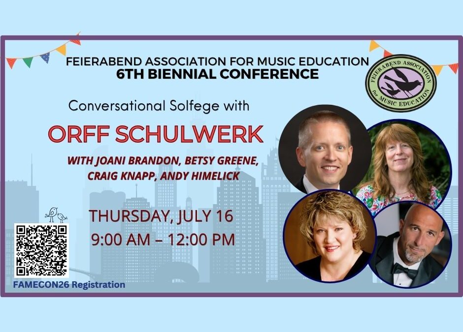 CONFERENCE 2026 SESSION: ORFF SCHULWERK – THURSDAY