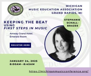 Keeping the Beat with First Steps in Music with Stephanie Schall Brazee