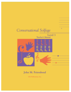 Conversatioanl Solfege Level 3 Teacher Manual