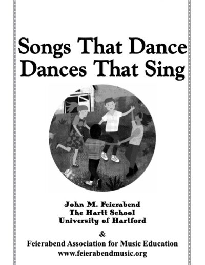 Songs that Dance Conference handout