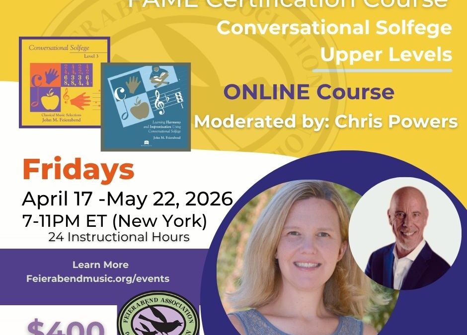 Conversational Solfege Upper Levels