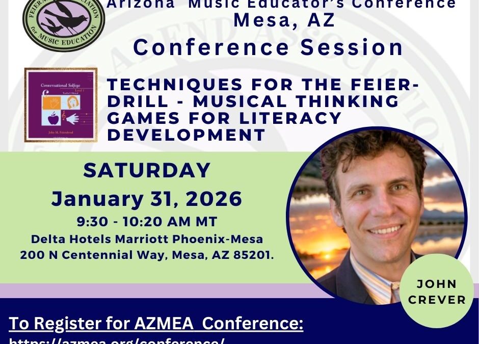 Techniques for the Feier-Drill: Musical Thinking Games for Literacy Development